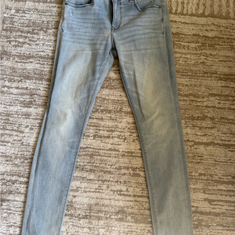 Express Light Blue Skinny Jeans